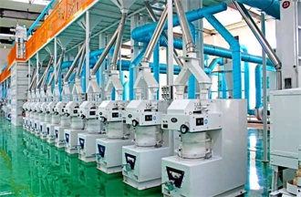 燕麥米生產(chǎn)車間內部